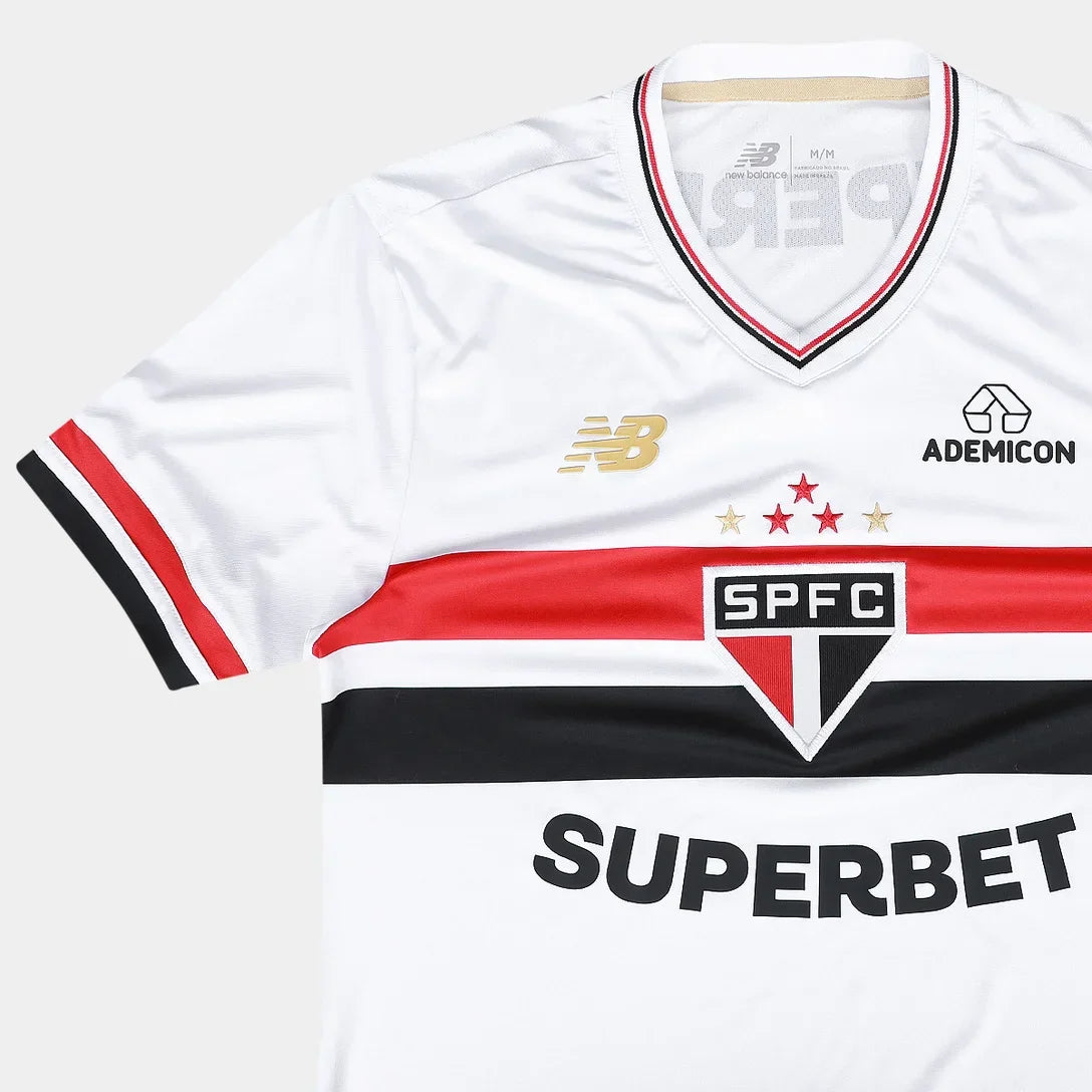 Camisa São Paulo I 25/26 -Torcedor Masculina - - GOLSTREET