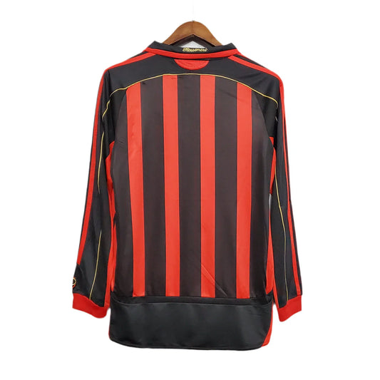 Camisa Manga Longa AC Milan 06/07 – Preto e Vermelho