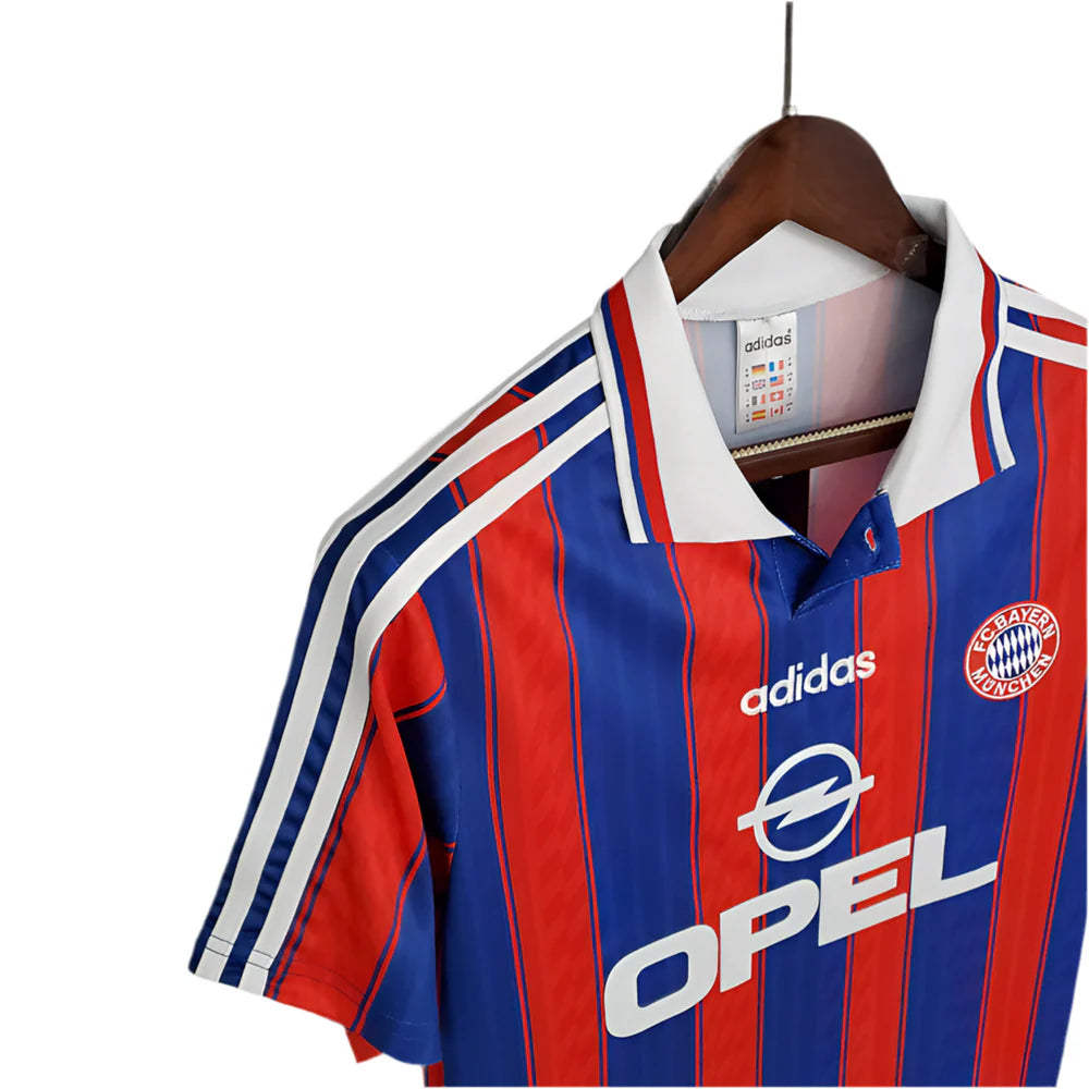 Camisa Bayern de Munique Retrô 1995/1997 – Azul e Vermelha