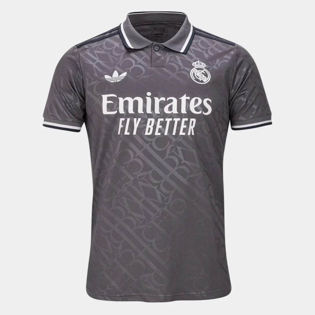 Camisa Real Madrid 24/25 -Torcedor Masculina - Cinza - GOLSTREET