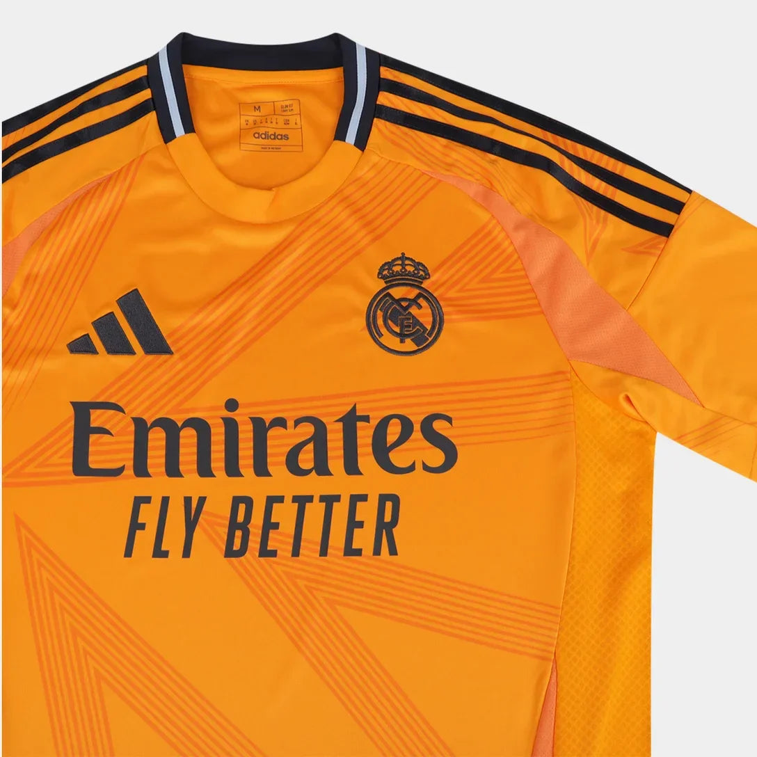 Camisa Real Madrid 24/25 Torcedor Adidas Masculina -Laranja - GOLSTREET