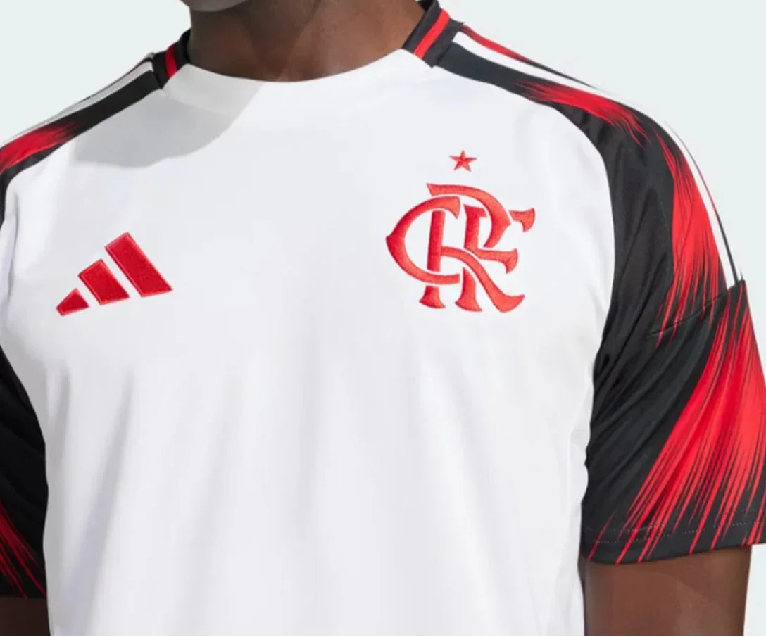 Camisa Flamengo II 25/26-Torcedor Masculina - Branco - GOLSTREET