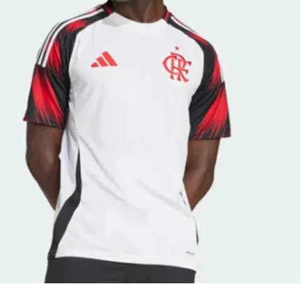 Camisa Flamengo II 25/26-Torcedor Masculina - Branco - GOLSTREET