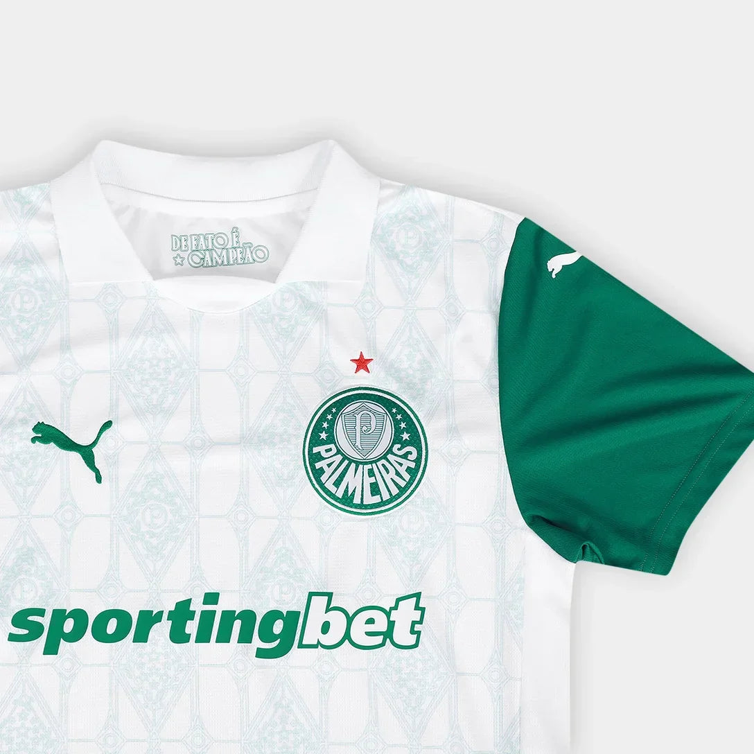 Camisa Palmeiras II 25/26-Torcedor Masculina - Branco - GOLSTREET