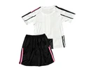Kit Infantil Juventus I 25/26 – Preto e Branco