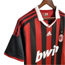 Camisa AC Milan Retrô 09/10 – Vermelha e Preta