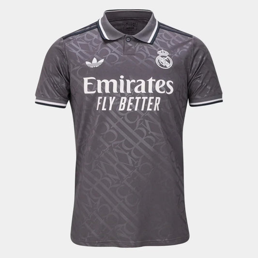 Camisa Real Madrid 24/25 -Torcedor Masculina - Cinza - GOLSTREET