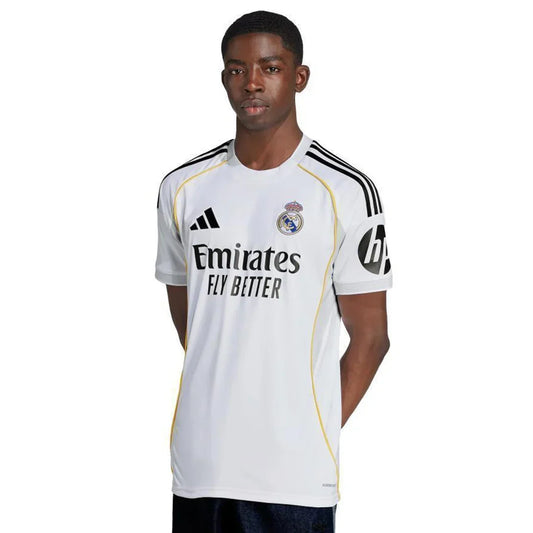 Camisa Real Madrid Home 25/26 -Torcedor Masculina - Branco - GOLSTREET