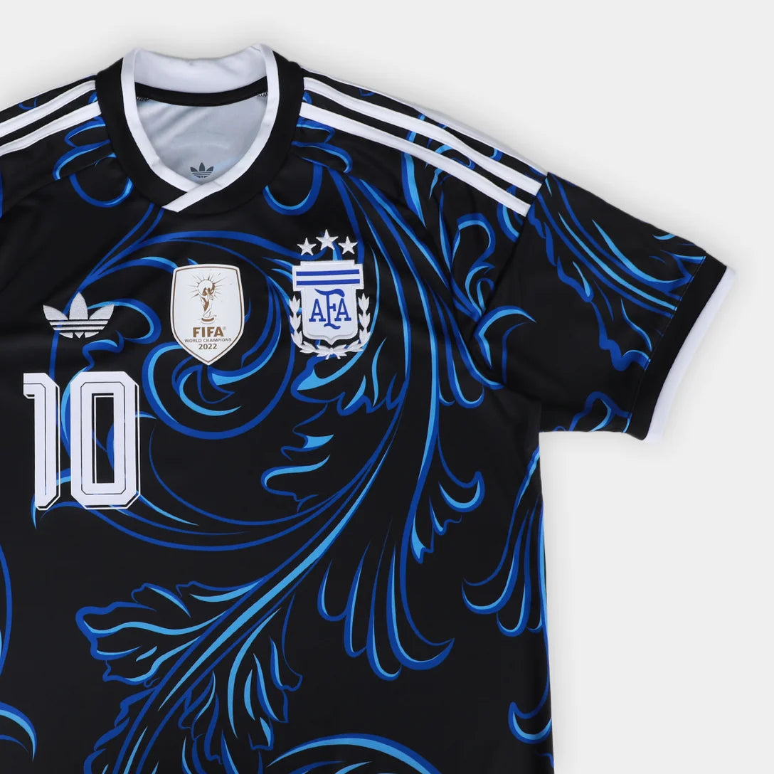 Camisa Seleção Argentina Away 2026 nº 10 Messi Torcedor Originals Masculina – Preto