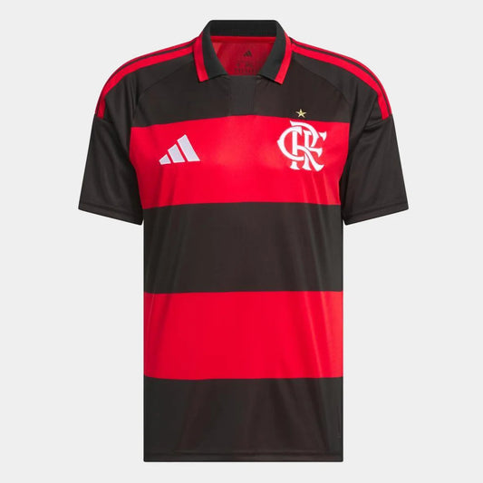 Camisa Flamengo I 26/27 Torcedor Masculina - Vermelho+Preto
