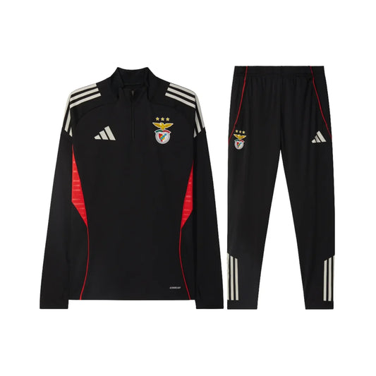 Fato de Treino Benfica II 25/26 – Com Zíper (Preto)