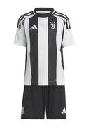 Kit Infantil Juventus I 24/25 - Preto e Branco