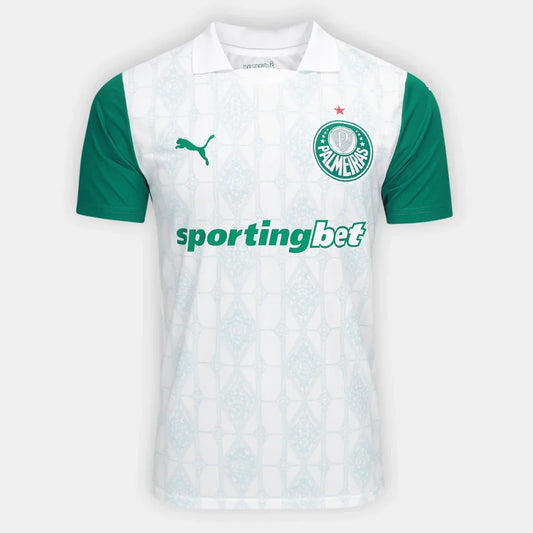Camisa Palmeiras II 25/26-Torcedor Masculina - Branco - GOLSTREET