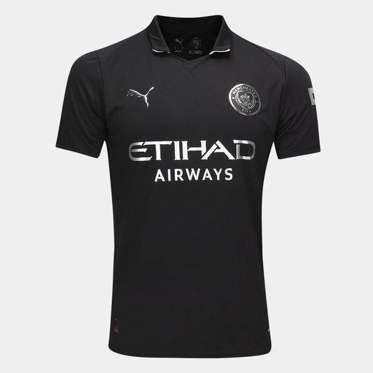 Camisa Manchester City II 25/26- Torcedor Masculina - Preto