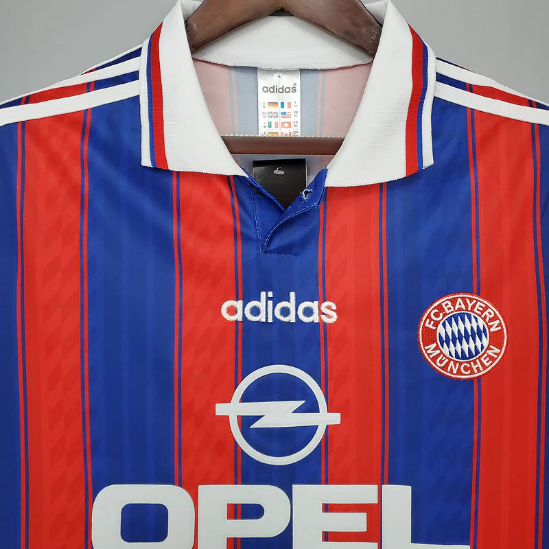 Camisa Bayern de Munique Retrô 1995/1997 – Azul e Vermelha